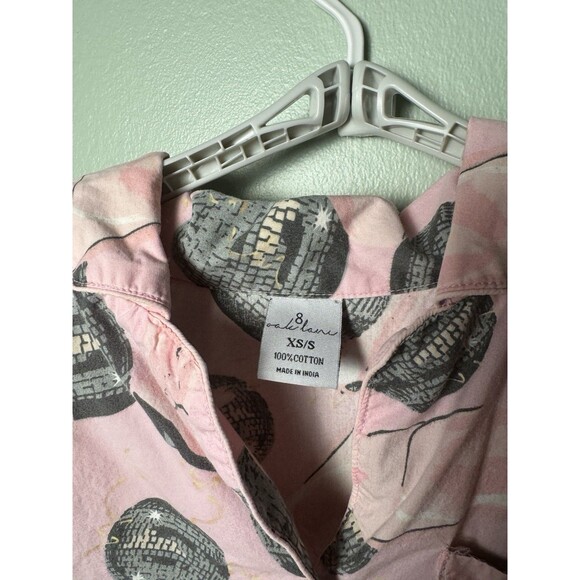 8 Oak Lane Disco Party Pajama Top - 100% Cotton - Size Xtra Small/Small - Picture 2 of 3